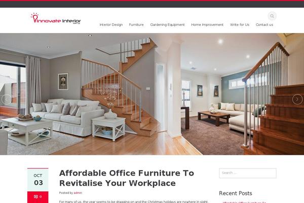 Ascent theme site design template sample