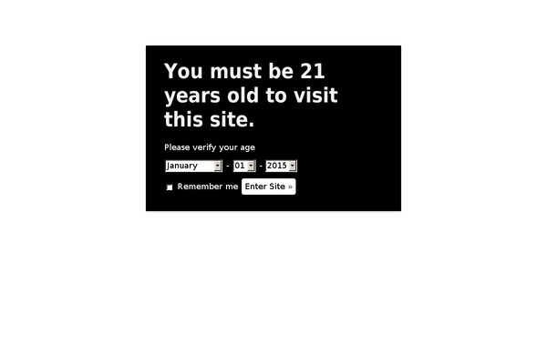 Site using Dispensary-age-verification plugin