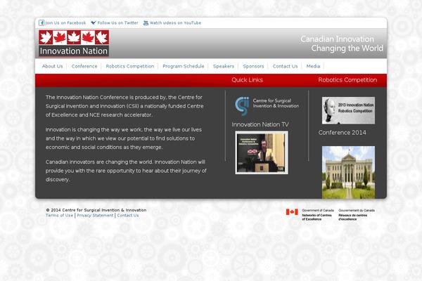 Innovation theme site design template sample