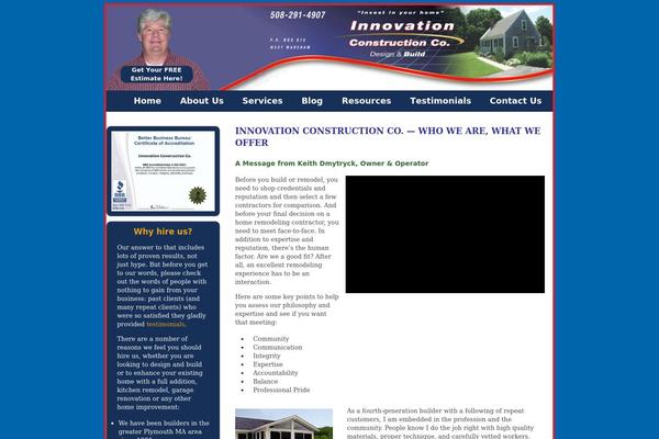 HTML5 Blank theme site design template sample