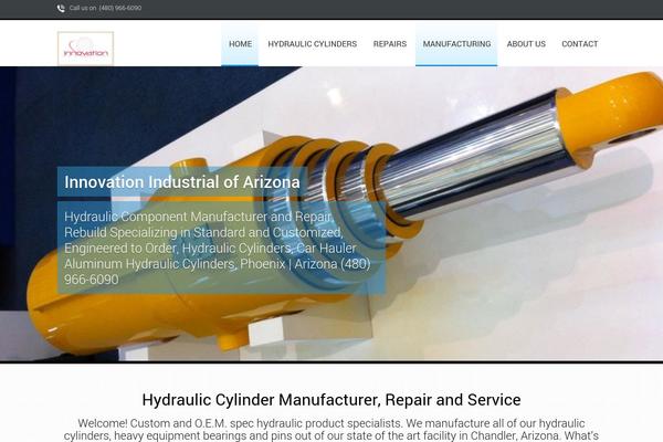 One Page theme site design template sample