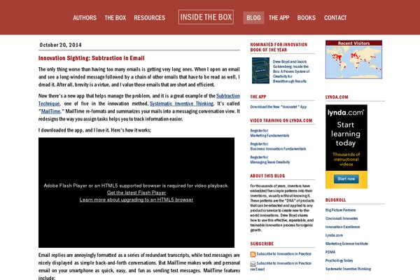 innovationinpractice.com site used Inside-the-box