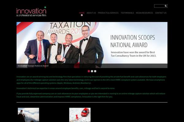 Innovation theme site design template sample
