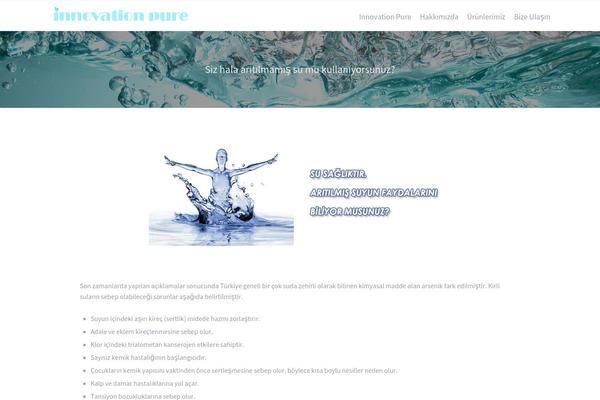 Allegiant theme site design template sample