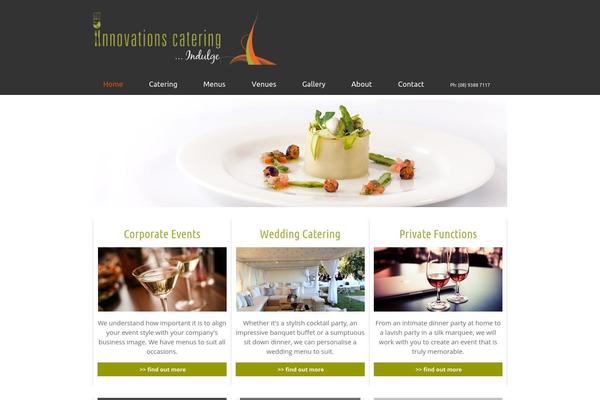 BBQ theme site design template sample