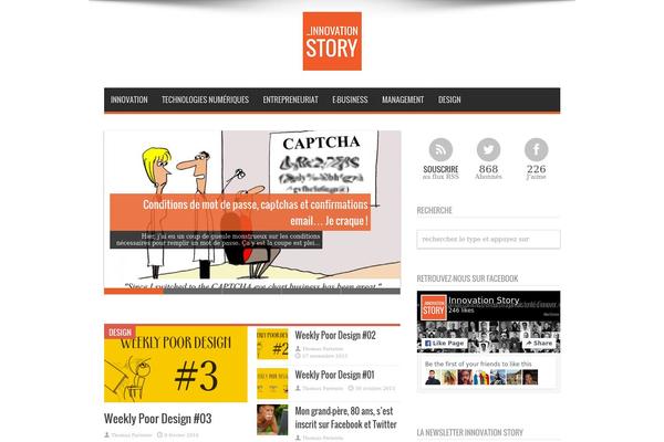 Jarida theme site design template sample