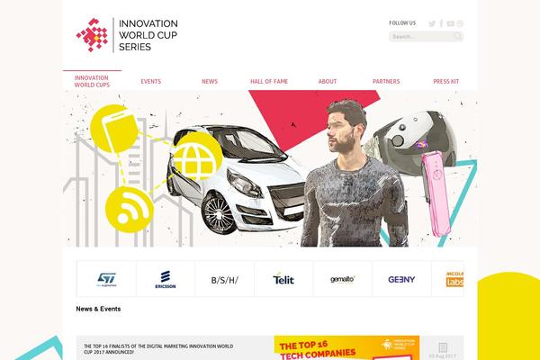 Newspaper theme site design template sample