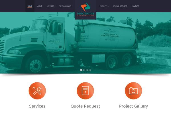 Renovation theme site design template sample