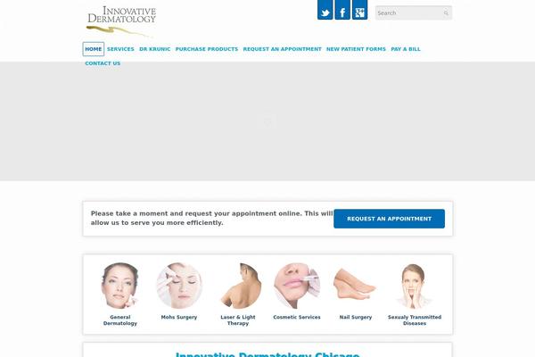 Medicate theme site design template sample