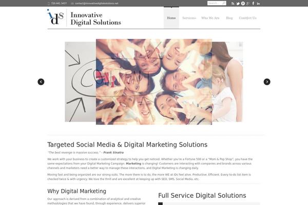 Nimble theme site design template sample