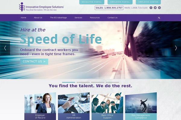 innovativeemployeesolutions.com site used Ies