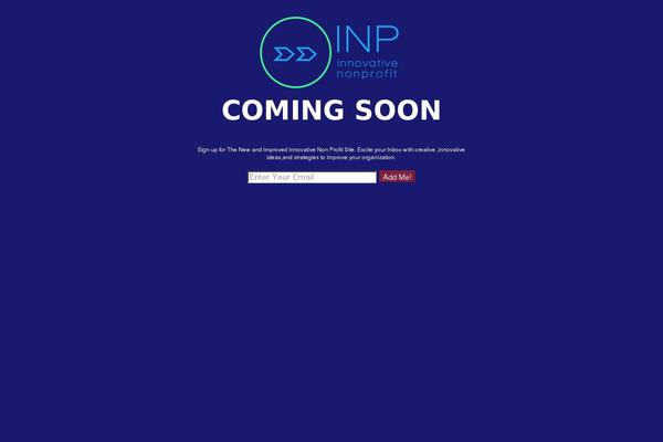 Site using Ultimate Landing Page and Coming Soon Page plugin