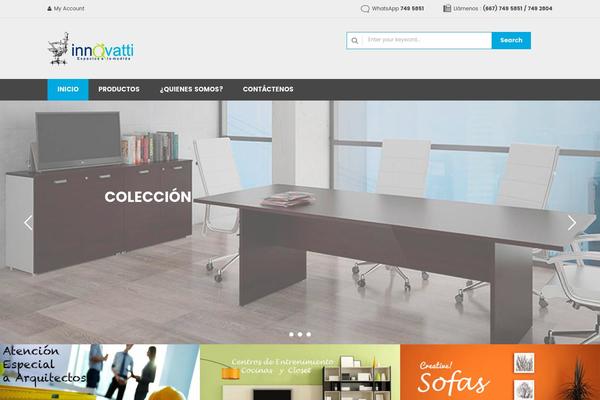 Furnicom theme site design template sample
