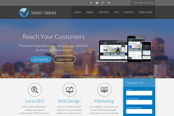 Site using Jt-divi-material-blurb plugin