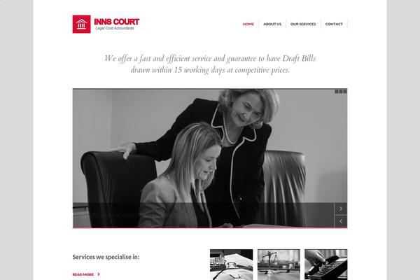 The Practice theme site design template sample