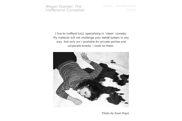 inoffensivecomedian.com site used Spun