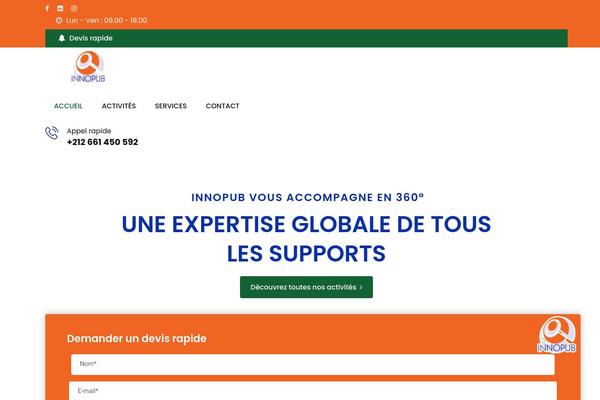 Clenix theme site design template sample
