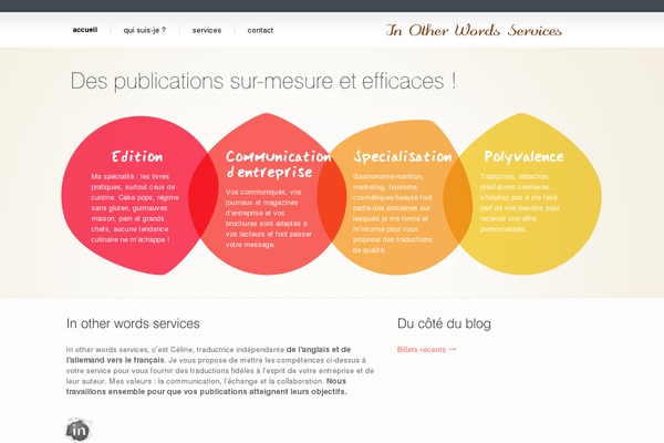 inotherwords-services.com site used Theme1339