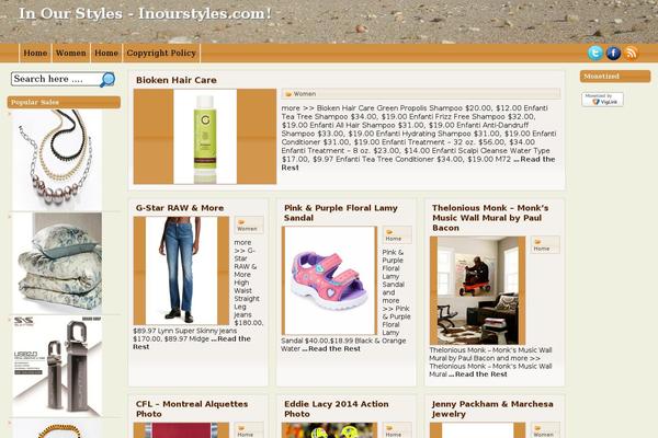 Site using Pinterest Badge plugin