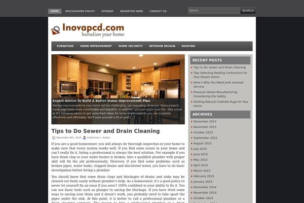 Interiordesign theme site design template sample