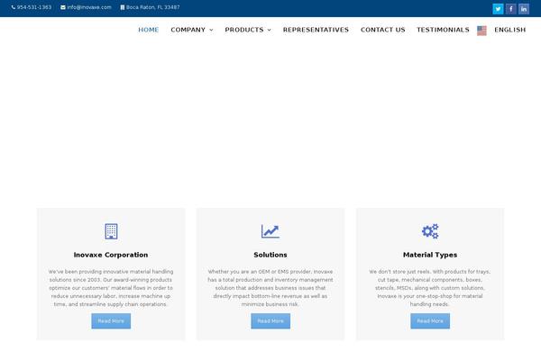 Total theme site design template sample