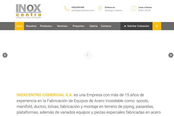 Industry theme site design template sample