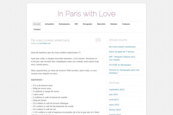 inpariswithlove.com site used Inpariswithlove