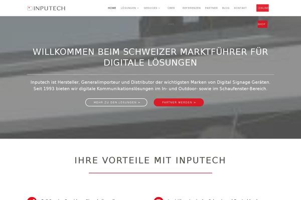 Rhythm theme site design template sample