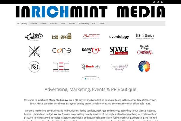 Tempera theme site design template sample