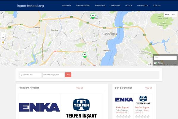 Directory Starter theme site design template sample