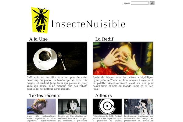 Oulipo theme site design template sample