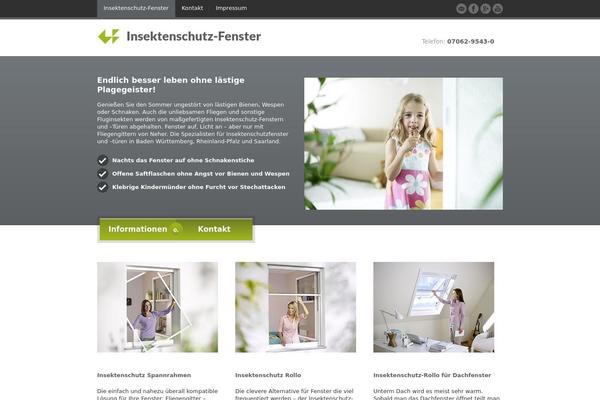 JustLanded theme site design template sample