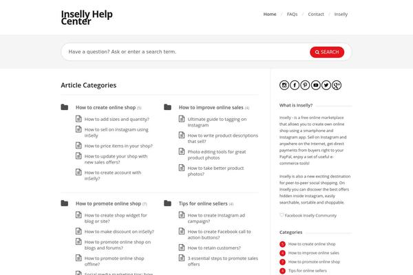 KnowHow theme site design template sample