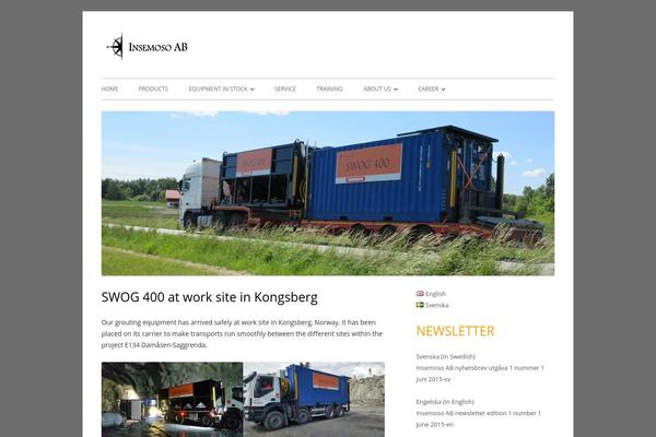 Tiny Forge theme site design template sample