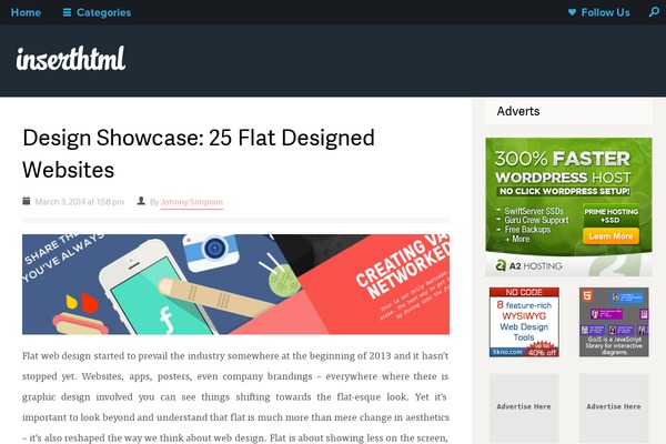 inserthtml.com site used Theme11