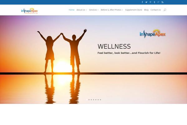 Divi theme site design template sample
