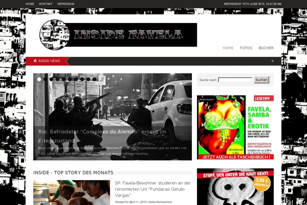 Backstreet theme site design template sample