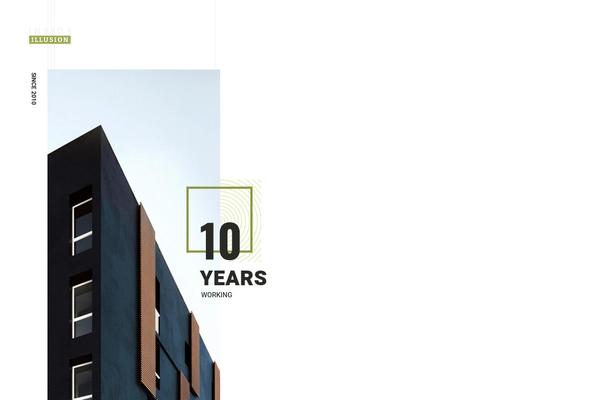 Intria theme site design template sample