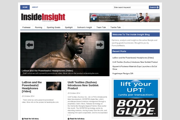 Gazette theme site design template sample