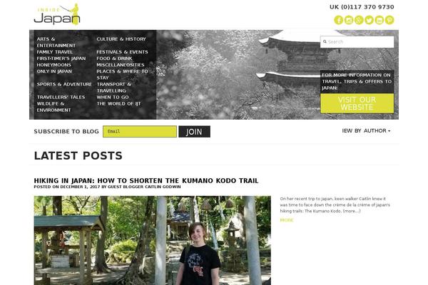 insidejapanblog.com site used Wp-theme-inside-japan