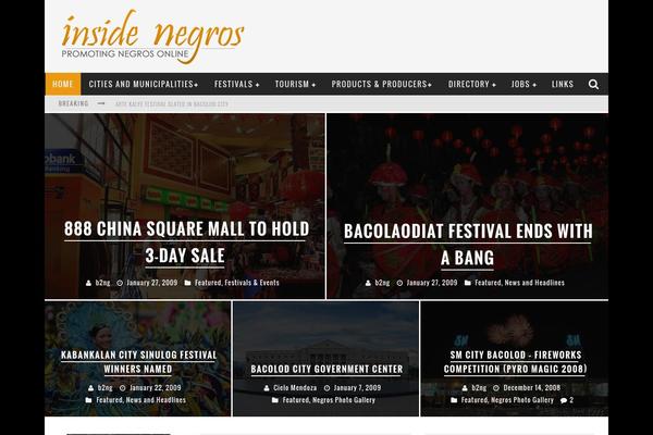 Valenti theme site design template sample