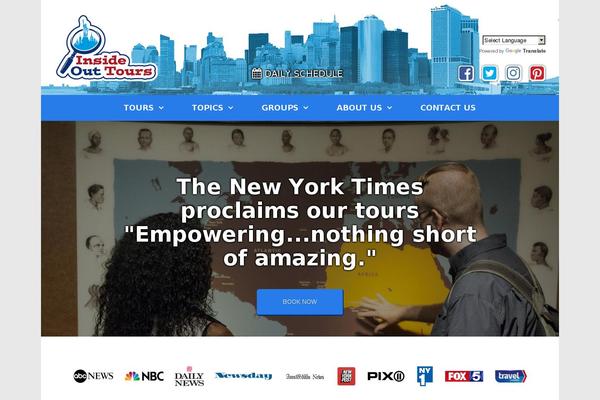 Generatepress_child theme site design template sample