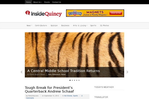 Currents theme site design template sample