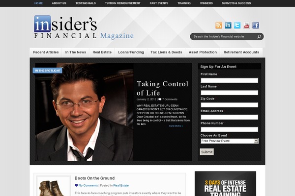 Site using FV Testimonials plugin