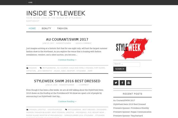 Fashionistas theme site design template sample