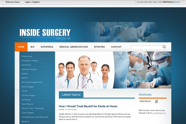 insidesurgery.com site used Theme1187