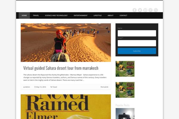Site using Advanced Recent Posts plugin