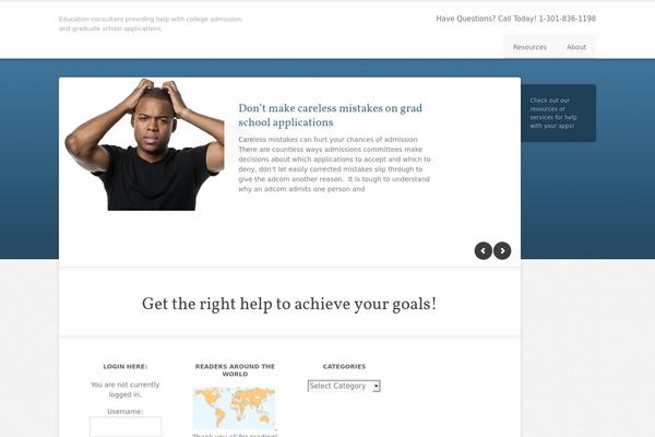 Education theme site design template sample