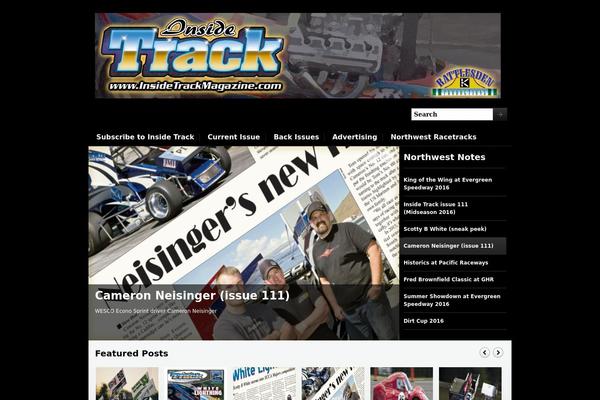 Magazinum theme site design template sample