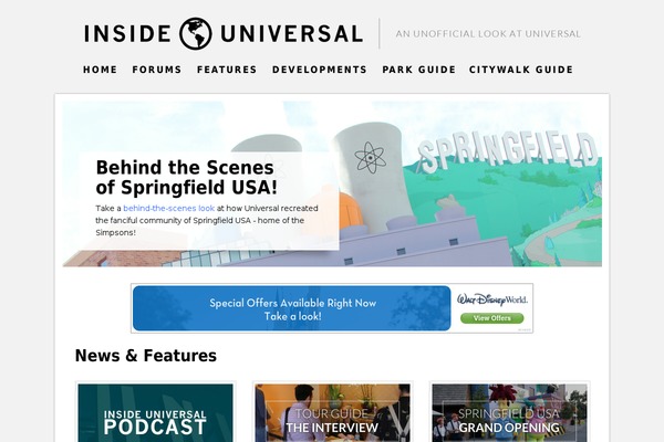 Newspaper theme site design template sample